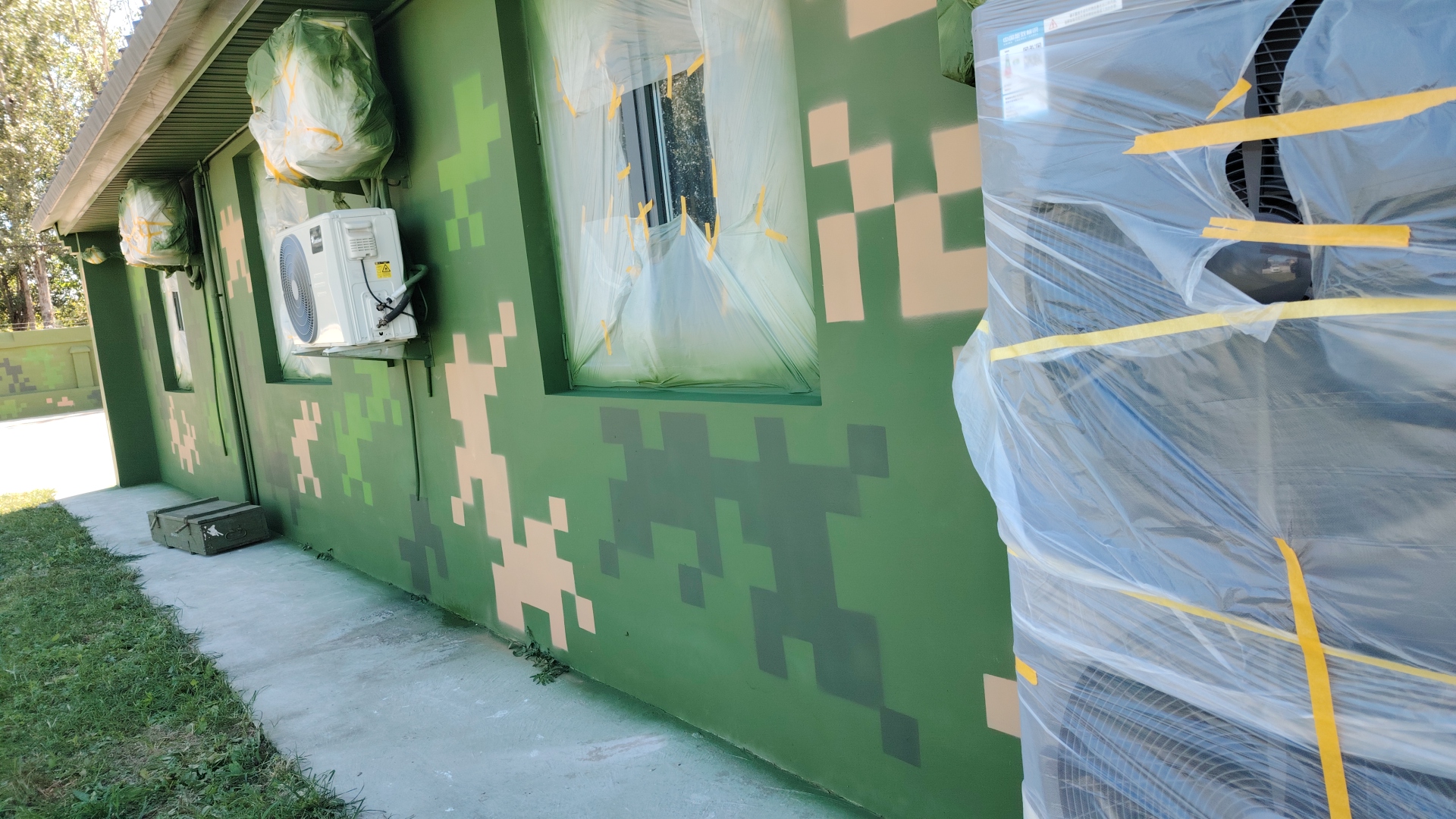 黄山外墙迷彩漆施工多少钱 伪装迷彩漆